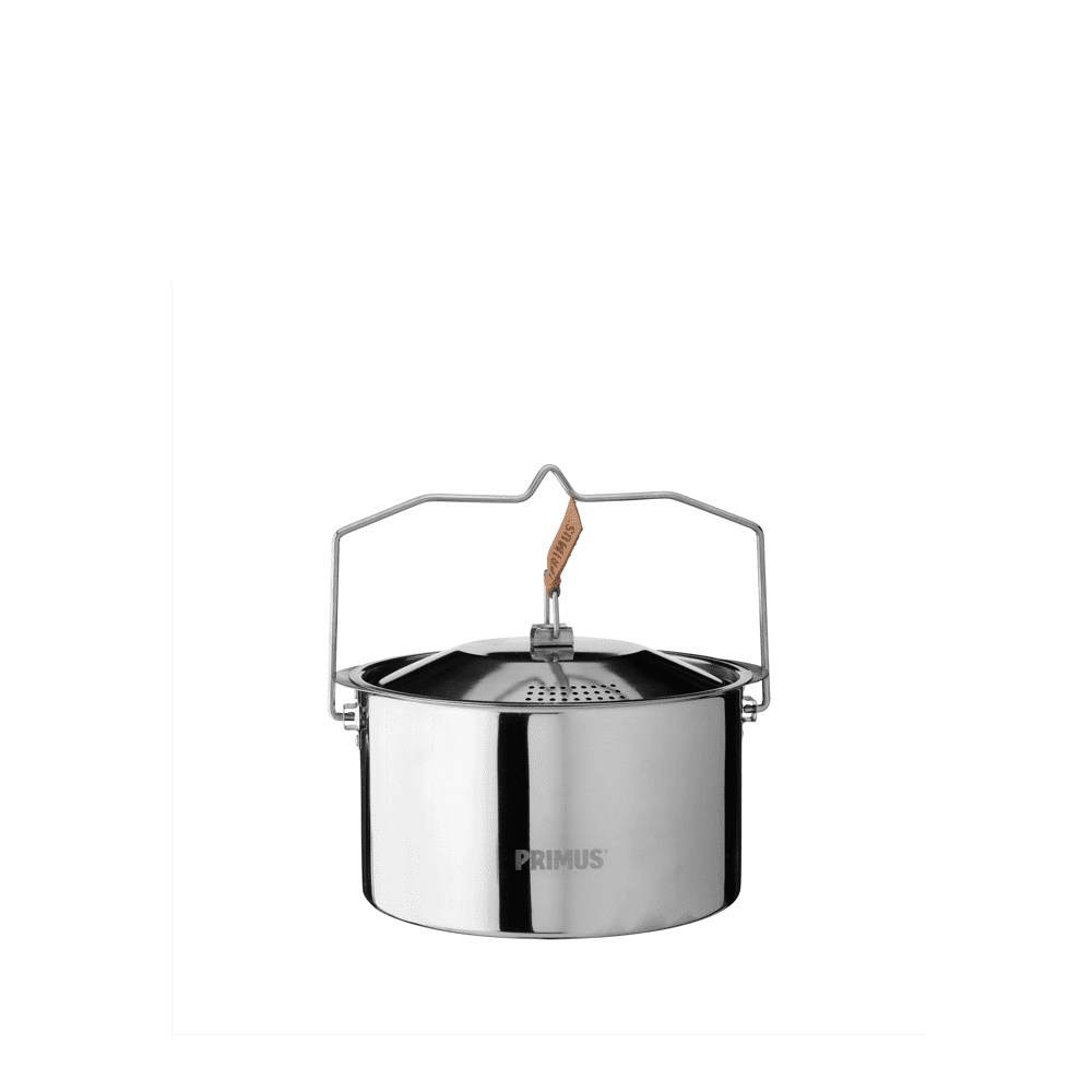 CampFire Stock Pot 3L Stainless Steel w/ Colander Lid Primus