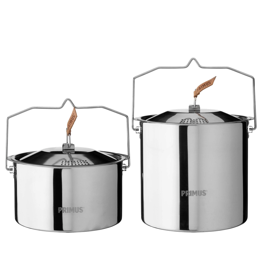 CampFire Stock Pot | 5L Stainless Steel w/ Colander Lid | Primus