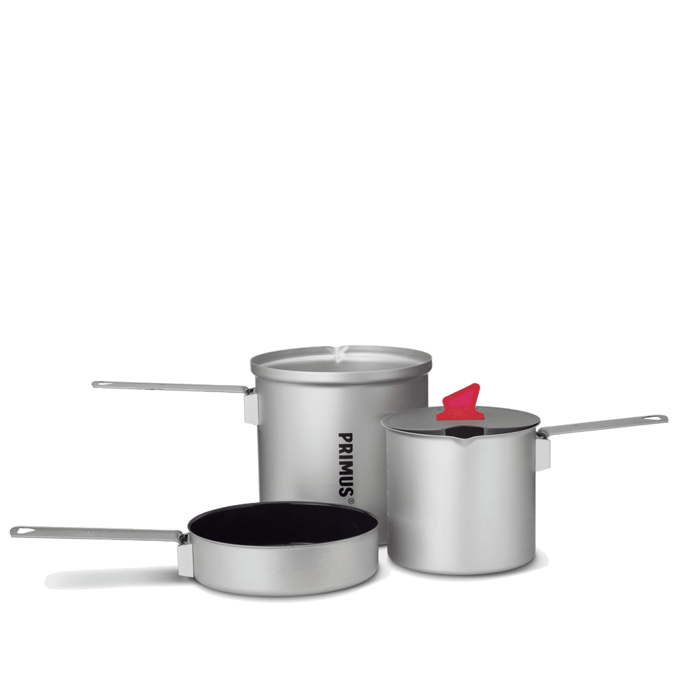 Essential Trek Pot Set | Backpacking Aluminum Pots & Fry Pan Essential Trek Pot Set | Backpacking Aluminum Pots & Fry Pan